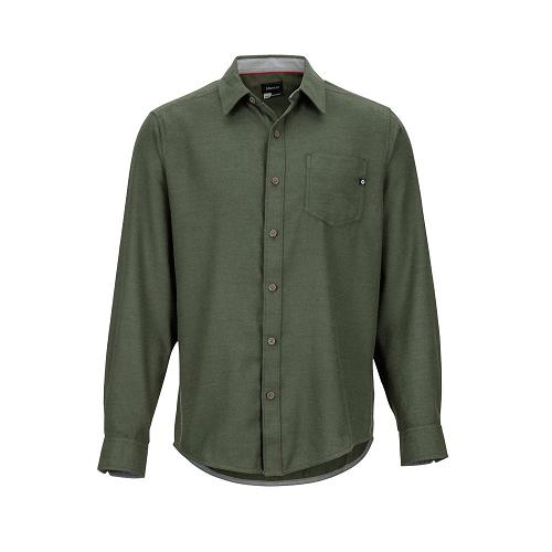 Marmot Hobson Clothes - Mens Shirts Red Green CA3986517 Canada